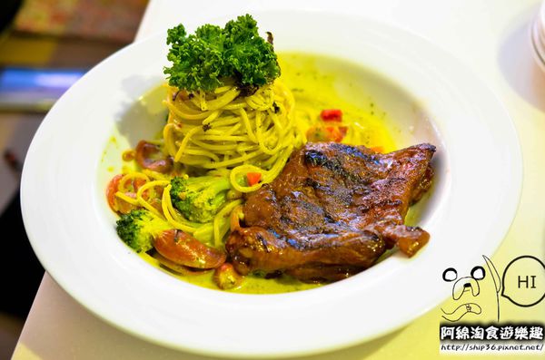 【台北義式】Oyami Cafe-夢幻下午茶餐廳.下午茶/咖啡/鬆餅/義大利麵/萬華區