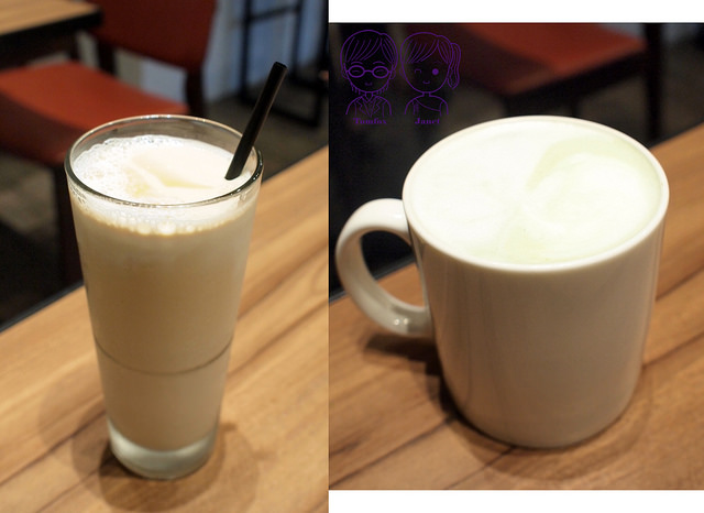 46 豐滿 冰釀拿鐵&熱抹茶鮮奶