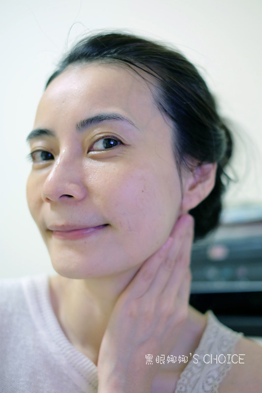 BEB美佰麗 極致光感抗皺面膜敷後感