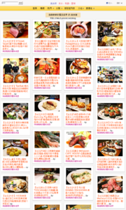 海綿飽飽的鳳梨城堡的美食牆