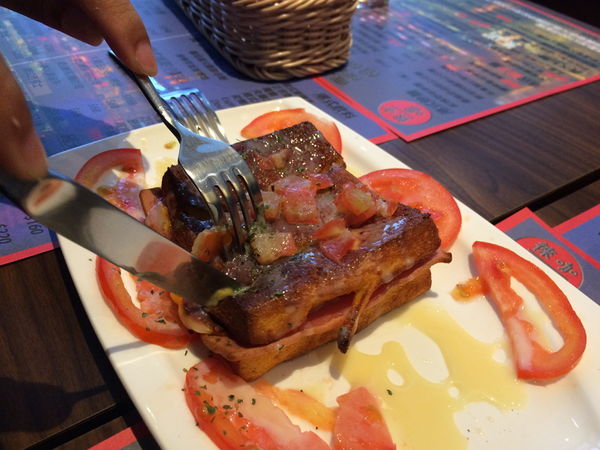 黃金流心起司西多士