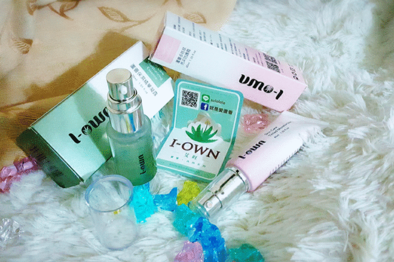 i-OWN艾旺自然保養 玫瑰蘆薈精華凝露+多胜肽蘆薈保溼隔離乳-ANIMATION.gif - 201603~201612 體驗分享