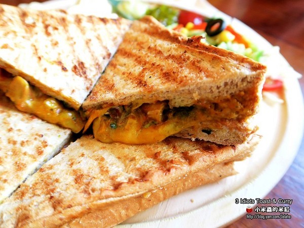 3 Idiots Toast & Curry 三個傻瓜素食印度餐廳(公館)：【捷運台電大樓站】3 Idiots Toast & Curry三個傻瓜素食印度餐廳(公館印度料理 / 素食 / 早午餐)