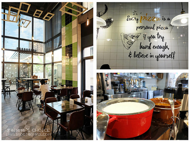 洛碁大飯店早餐歐傑洛披薩屋挑高裝潢