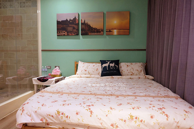 台南沐光之城北歐房雙人床