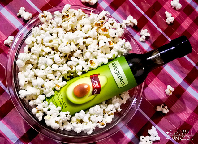 新得力avogreen冷壓初榨酪梨油_爆米花_雞絲沙拉_炒波菜_阿君君-19-6350
