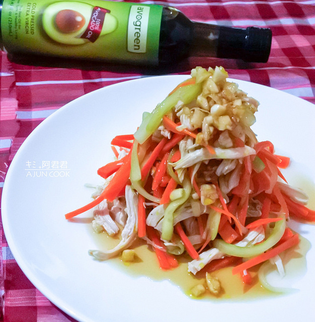 新得力avogreen冷壓初榨酪梨油_爆米花_雞絲沙拉_炒波菜_阿君君-31-6363