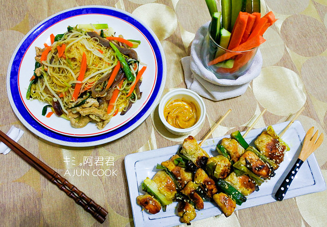 味全高鮮日式咖哩粉_咖哩炒米粉_咖哩雞肉串_咖哩蔬菜棒_阿君君-02-7114