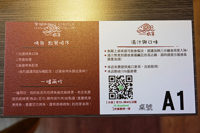 水貨炭火烤魚點菜SOP