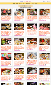 海綿飽飽的鳳梨城堡的美食牆