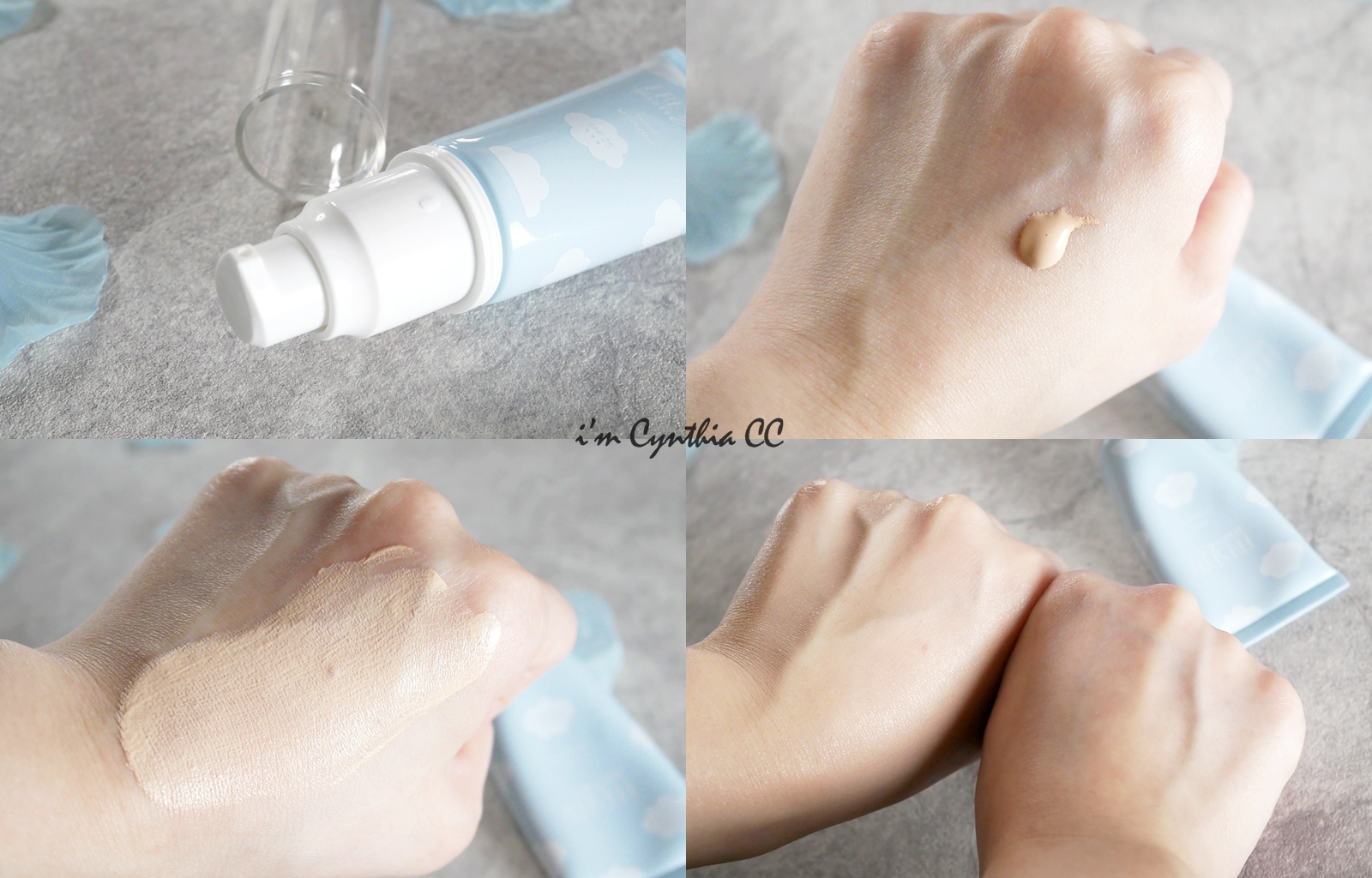 FreshO2雲朵輕肌感系列-雲朵保濕潤色隔離霜