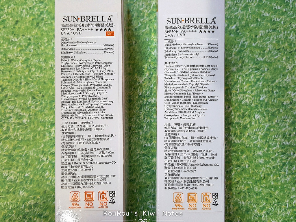 SUN•BRELLA 陽傘高效水防曬系4
