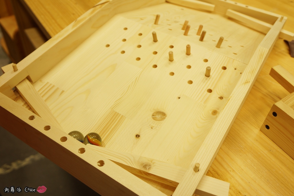 特力屋手創空間 木工手作教學 親子DIY彈珠檯44.JPG