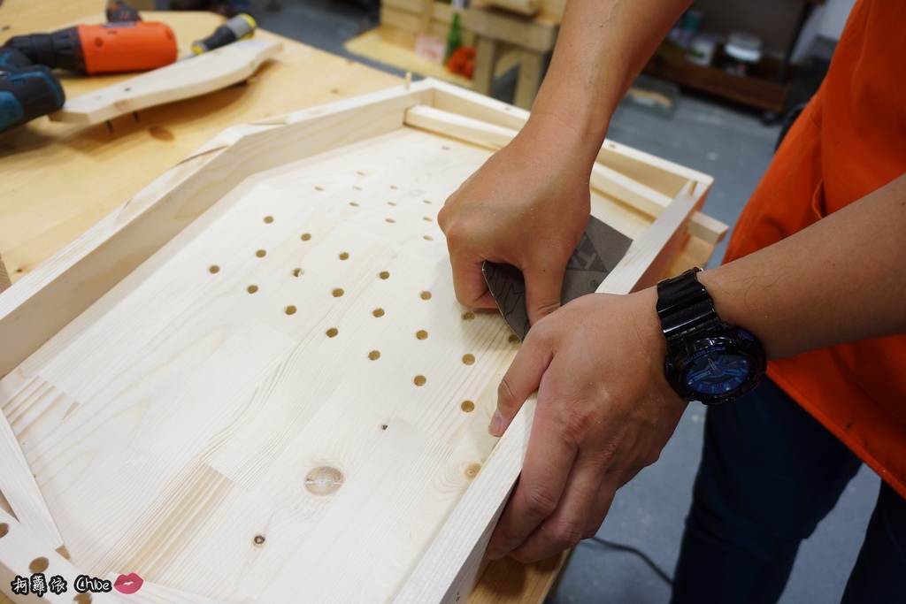 特力屋手創空間 木工手作教學 親子DIY彈珠檯36.JPG