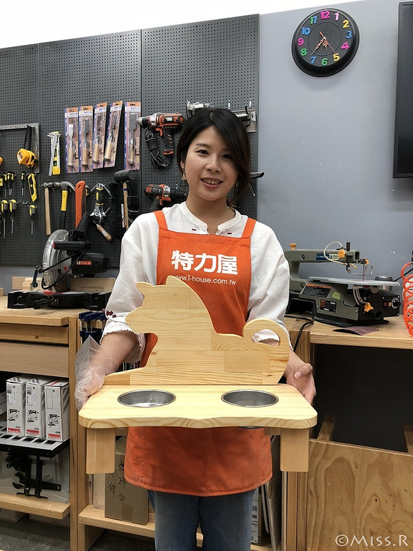 特力屋手創空間 特力屋台中西屯 特力屋DIY 特力屋木工體驗 木工手作教學 親子DIY 特力屋寵物餐桌 寵物餐桌自製71