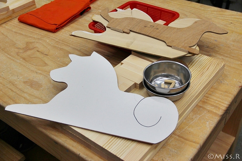 特力屋手創空間 特力屋台中西屯 特力屋DIY 特力屋木工體驗 木工手作教學 親子DIY 特力屋寵物餐桌 寵物餐桌自製8