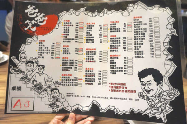 爸爸笑特色燒肉：【食記】台北東區優質燒肉「爸爸笑特色燒肉」夜裏的聚餐好去處