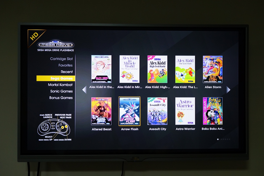 回味童年的 SEGA MD 復古遊戲機 無線控制器超好玩!地點不設限電視遊樂器 高畫質輸出15.JPG