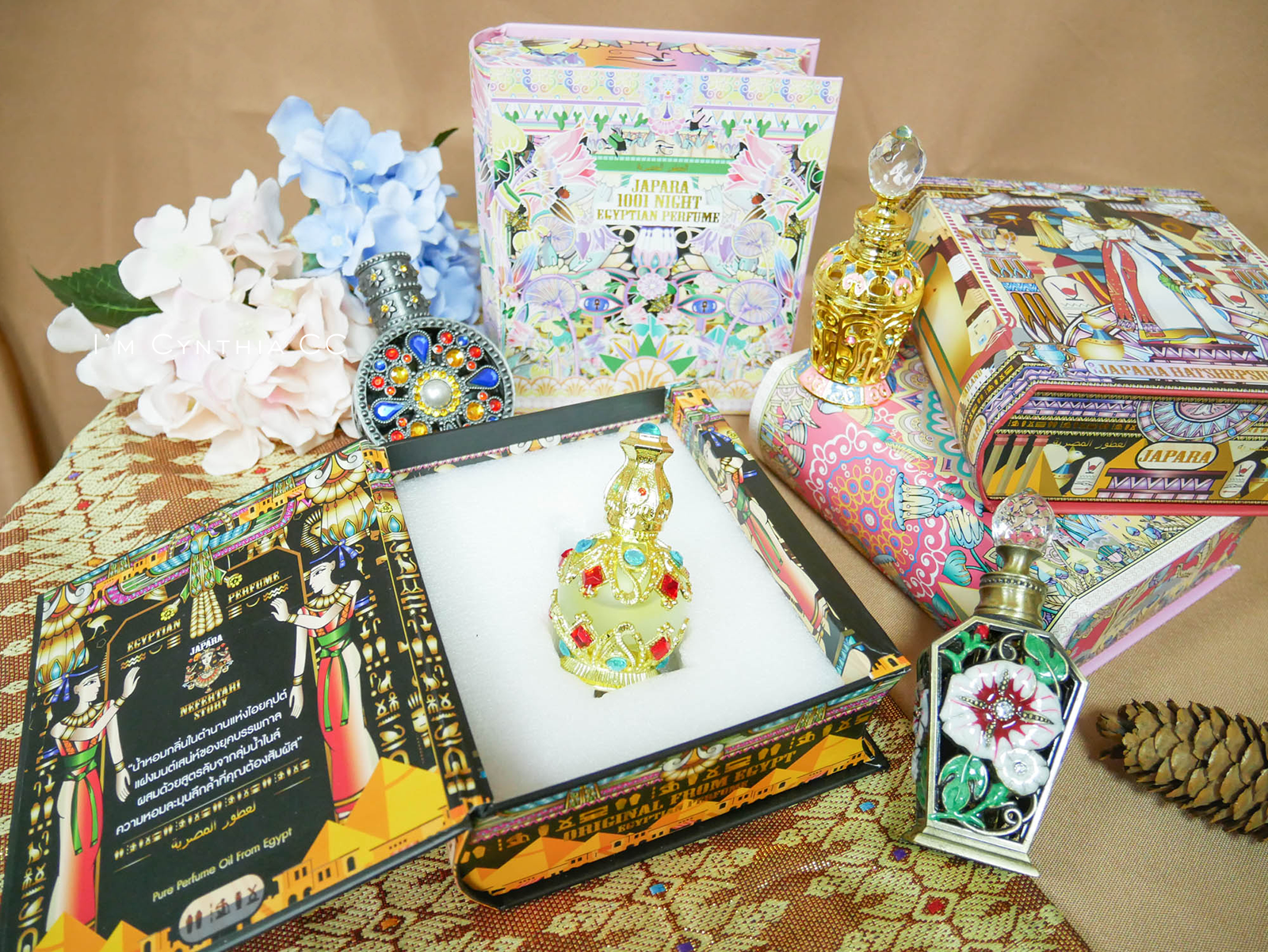 泰國JAPARA-如金字塔寶藏般迷人的無酒精埃及費洛蒙女性精油香水