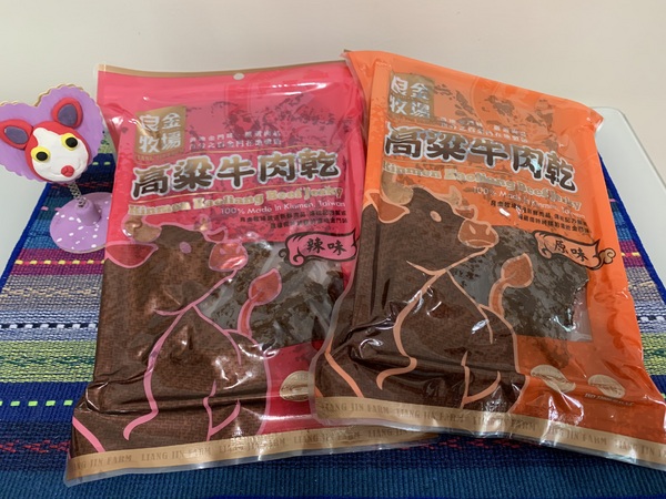 良金高梁牛肉乾&牛肉角：良金高梁牛肉乾(原味、辣味)