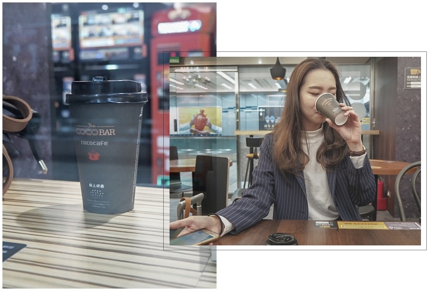 大花說台北旅遊景點捷運松山站無人咖啡機cococafe07