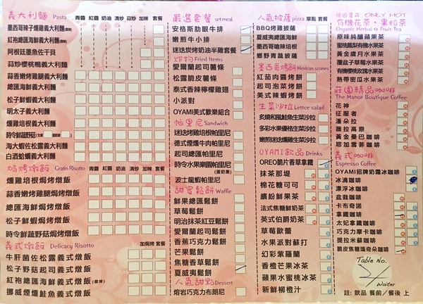 Oyami cafe：【台北西門町】Oyami cafe 義大利麵／下午茶／