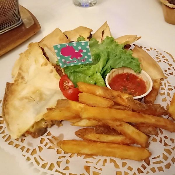 墨西哥烤餅@紅茄肉醬烤餅1