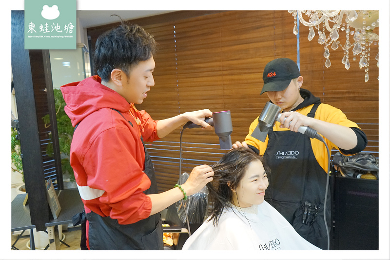 【台北東區髮廊剪染護髮推薦】OLAPLEX 摩洛哥護髮療程 資生堂染劑 H COLOR 近忠孝復興站