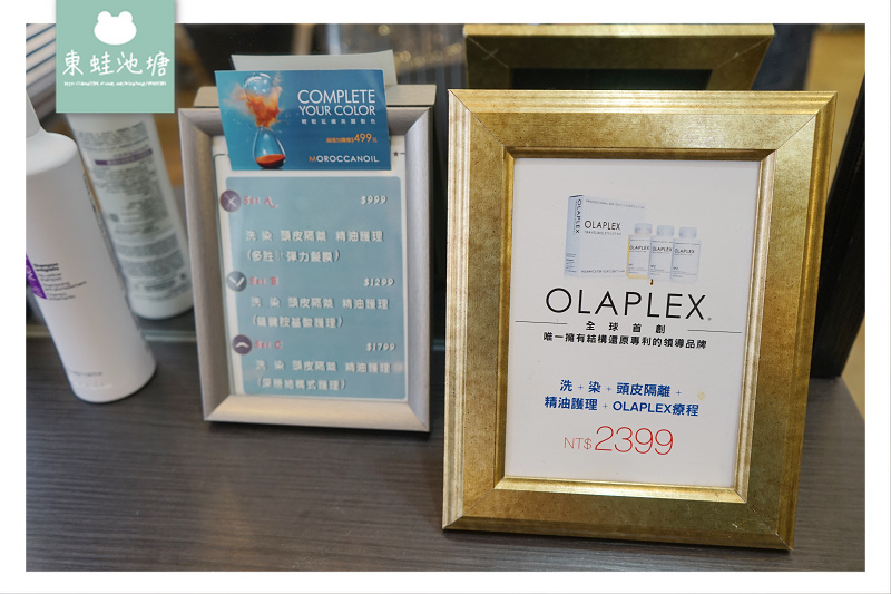 【台北東區髮廊剪染護髮推薦】OLAPLEX 摩洛哥護髮療程 資生堂染劑 H COLOR 近忠孝復興站