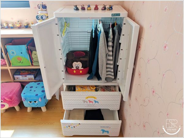 貝格紫外線除菌兒童吊掛衣櫃 (21)