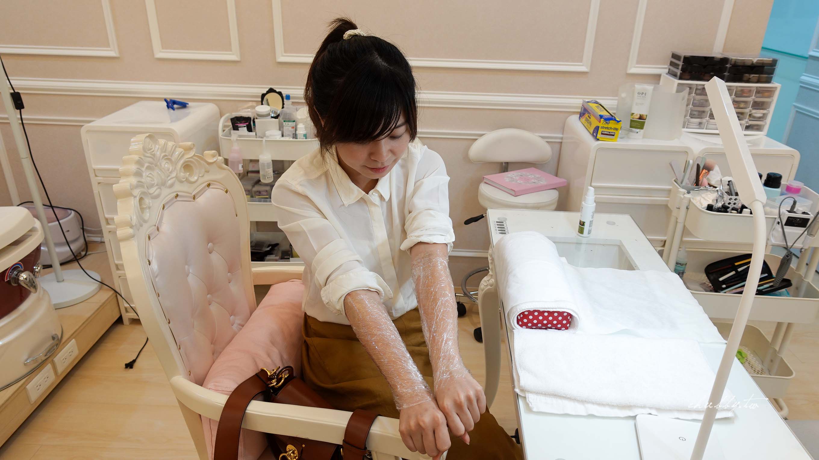 手足保養│國父紀念館站 台北大安美甲推薦Daimie Beauty Salon造型美甲 淡然貝殼粉超美推薦～