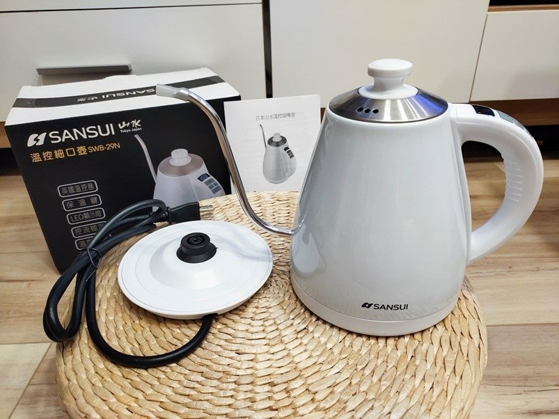 電子溫控手沖細口壺 SWB-29N