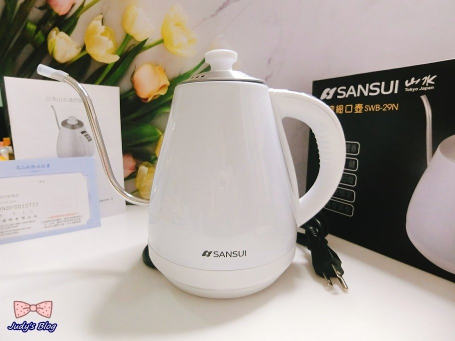 電子溫控手沖細口壺 SWB-29N