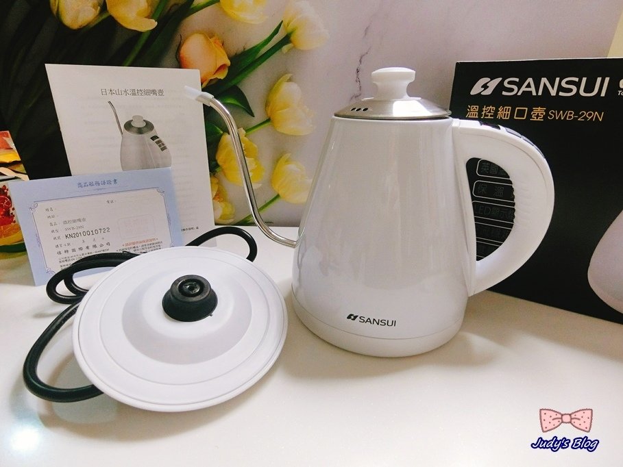 電子溫控手沖細口壺 SWB-29N