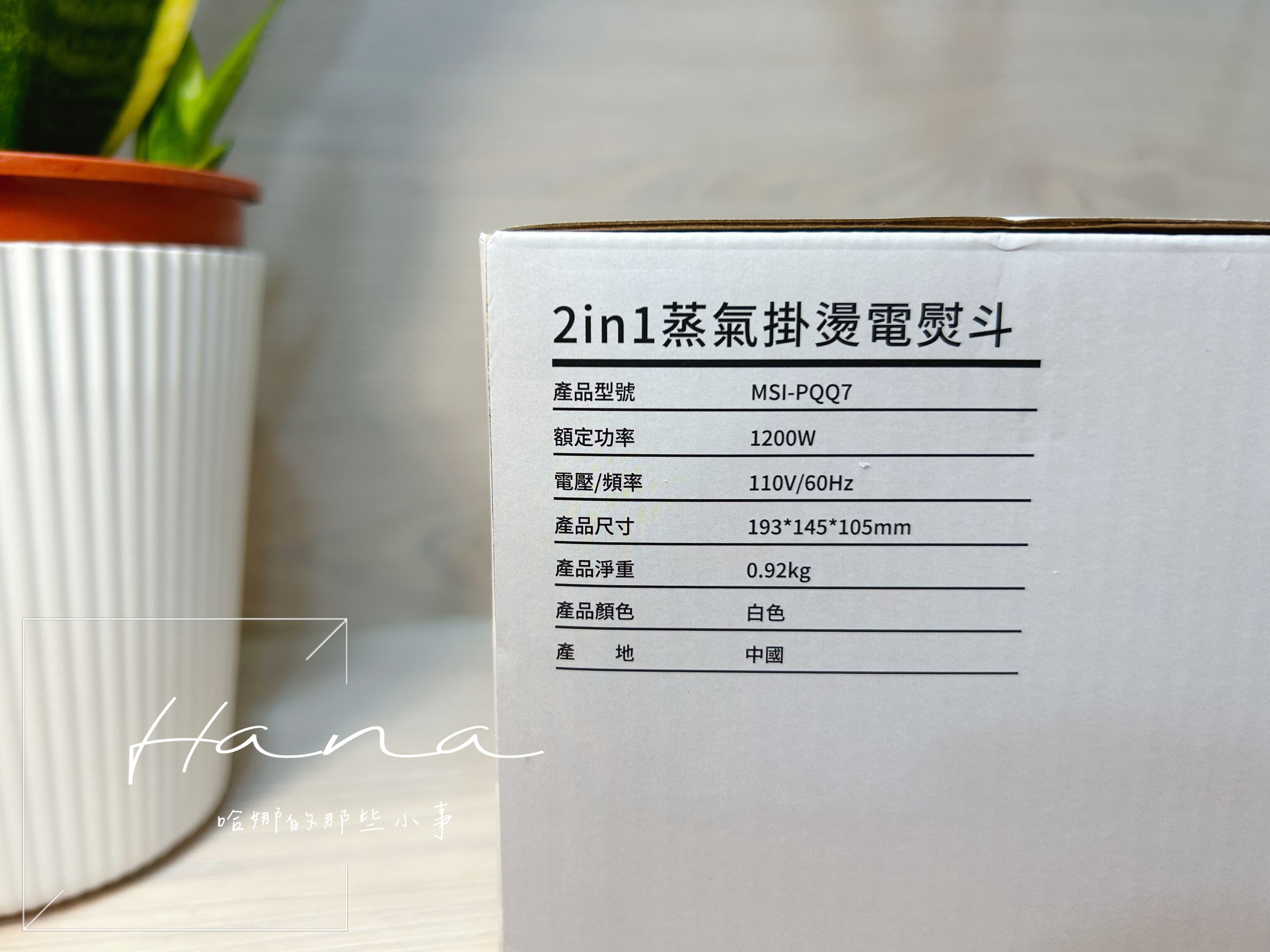 MSI-PQQ7 2 in1 蒸氣電熨斗