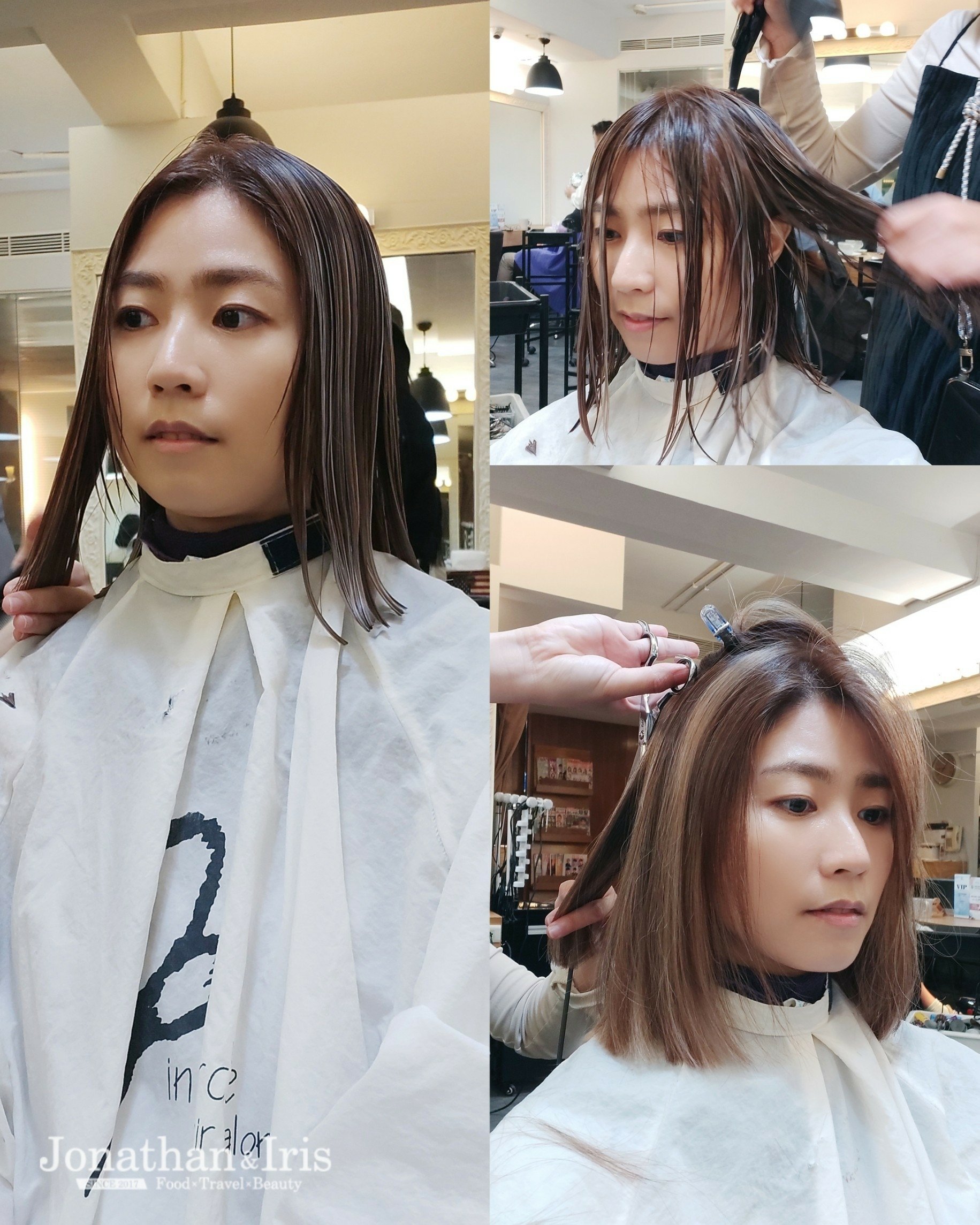 台北染髮推薦｜中山站 in circle salon台北本舖～奶茶色手刷染！